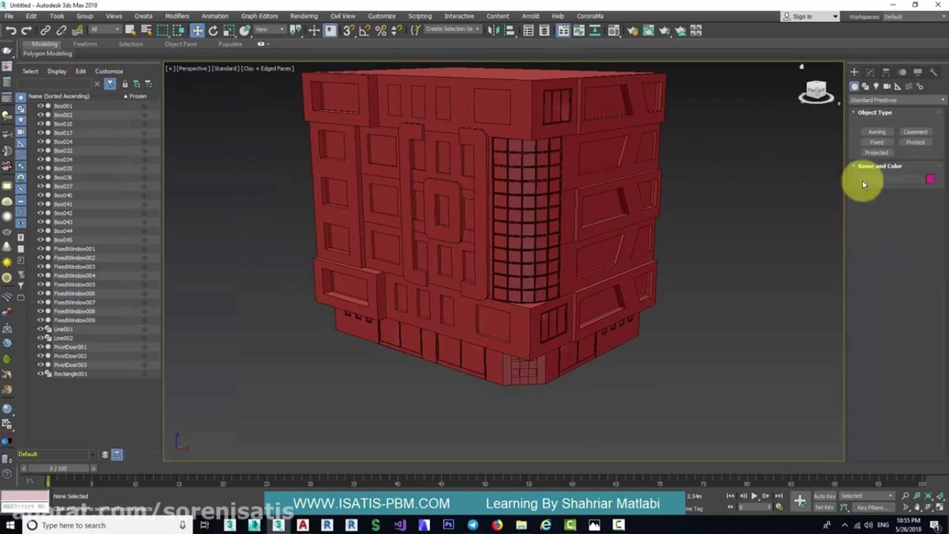 آموزش ترسیم نمای ساده در 3DS MAX - 3