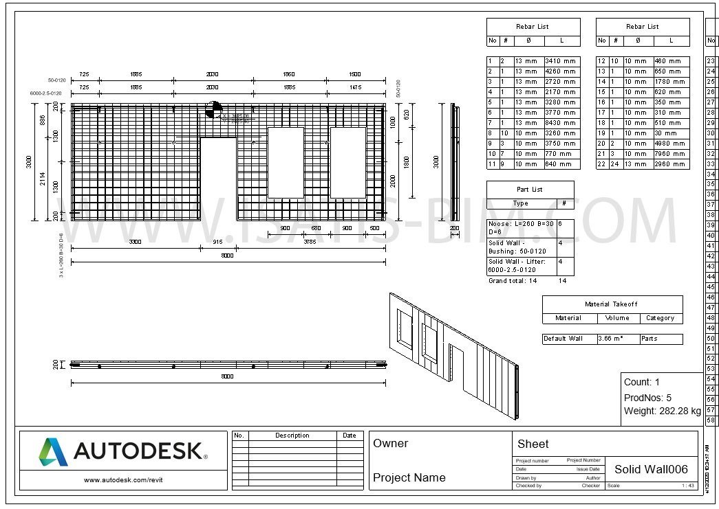 آموزش ابزار Precast در Revit 2021