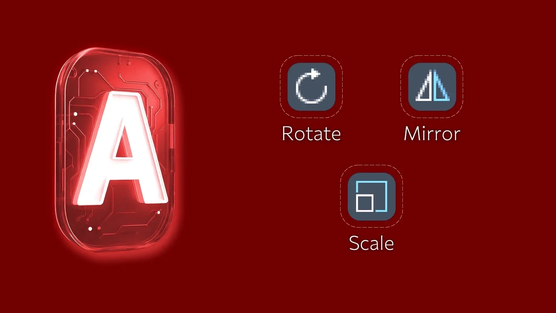 جلسه7 : Rotate ، Mirror و Scale در اتوکد