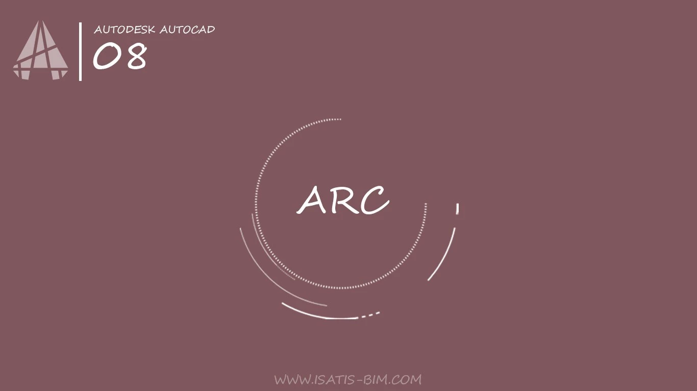 Arc یا کمان در اتوکد