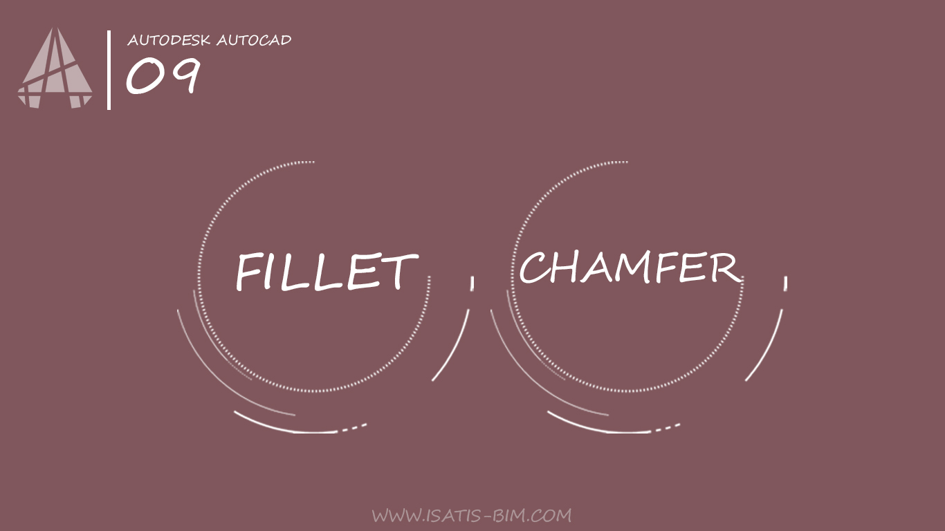 Fillet و Chamfer در اتوکد