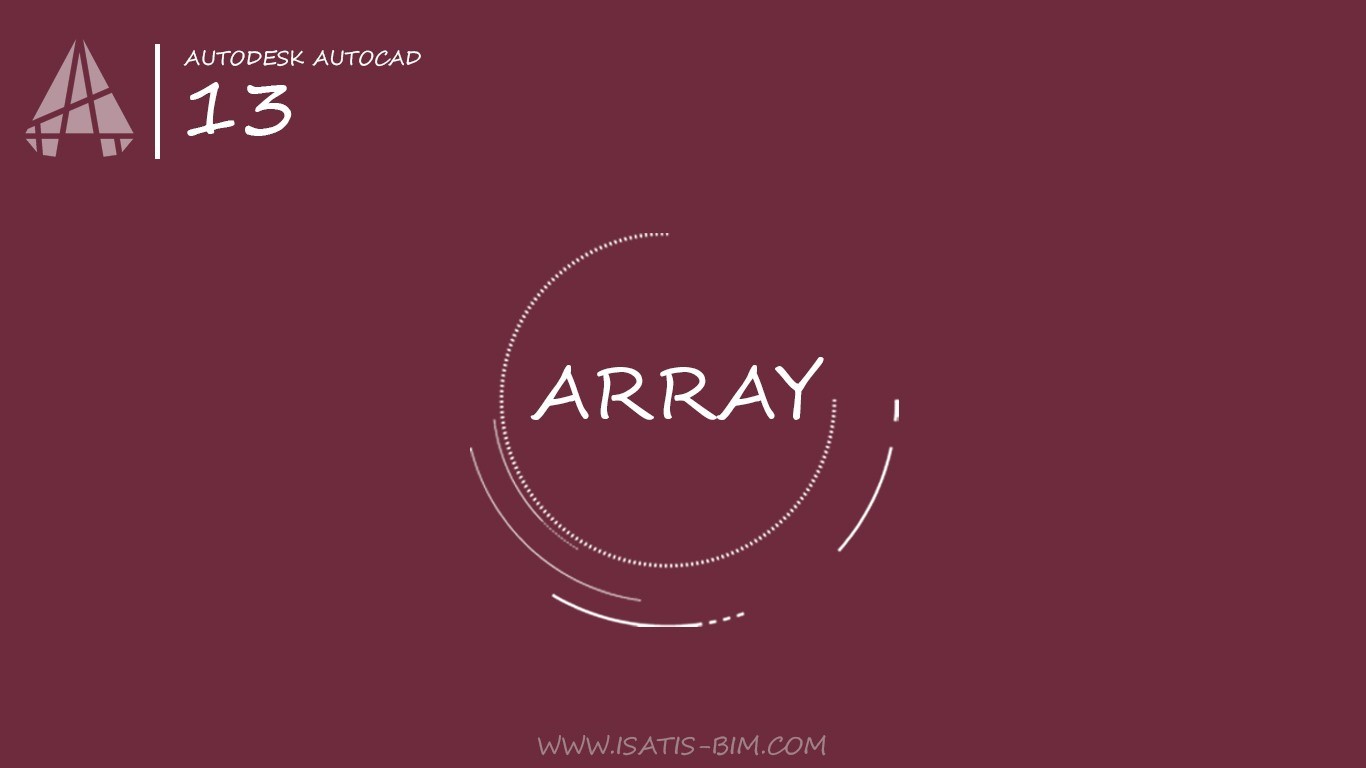 Array در اتوکد