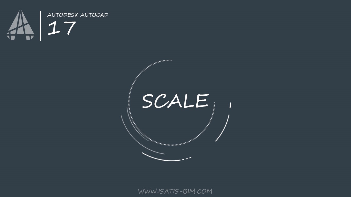 Scale در اتوکد