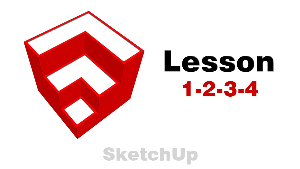 آموزش رایگان  Sketchup جلسه 1 تا 4