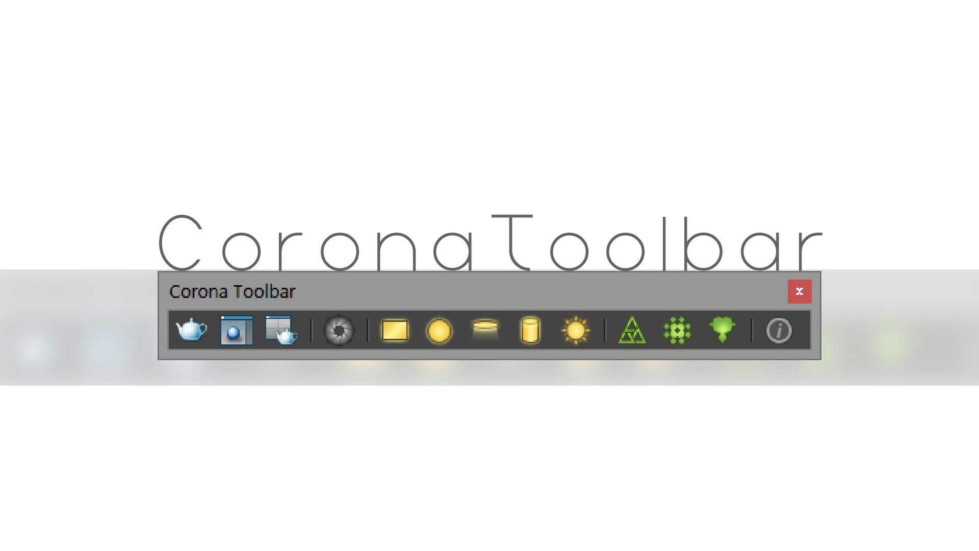 اضافه کردن Corona Toolbar به تری دی مکس