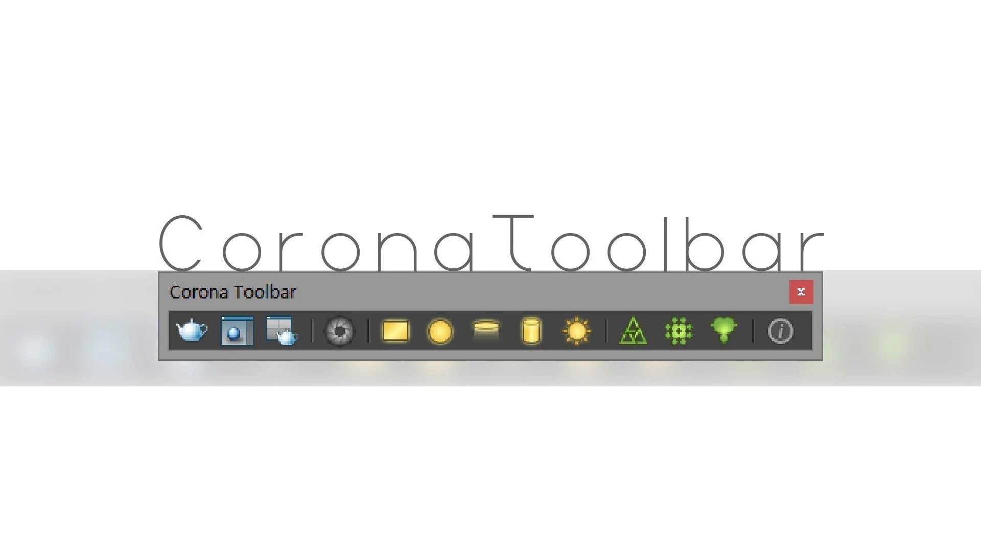 اضافه کردن Corona Toolbar به تری دی مکس